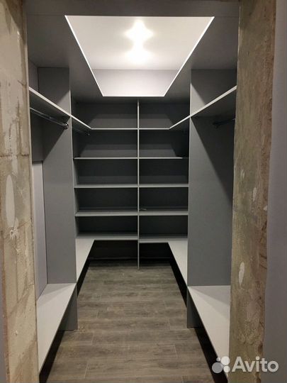 Шкаф гардеробная на заказ в рассрочку