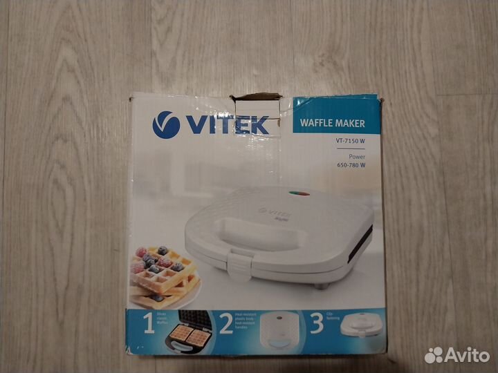 Электрическая Вафельница Vitek VT-7150W