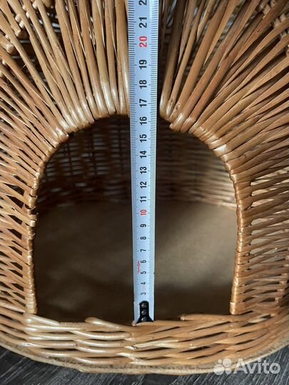 Домик для кошки/собаки из лозы