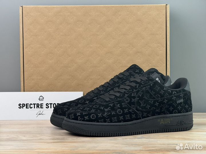 Кроссовки Louis Vuitton X Nike Air Force 1 Black