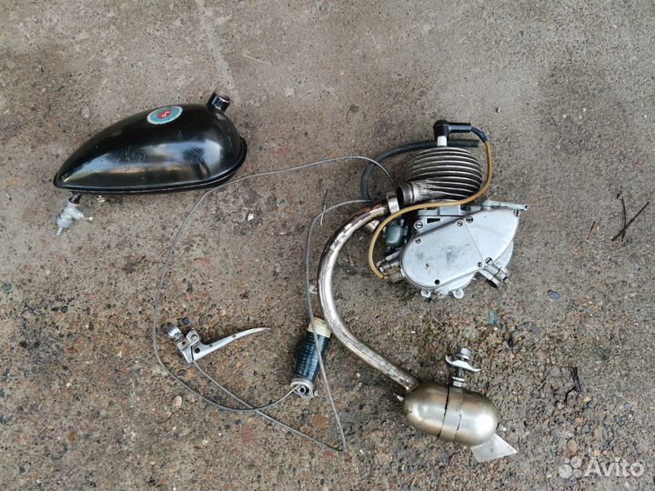 Ретро мотовелодвигатель Д-4 (д4, Д4), СССР