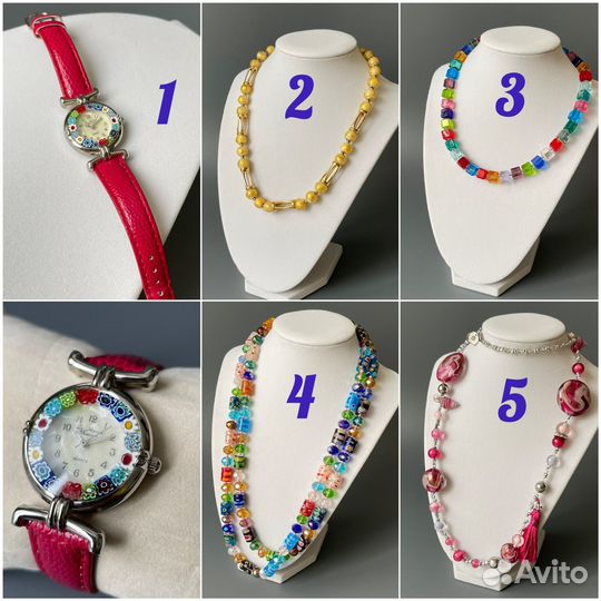 Antica Murrina Venezia колье часы оригинал Италия