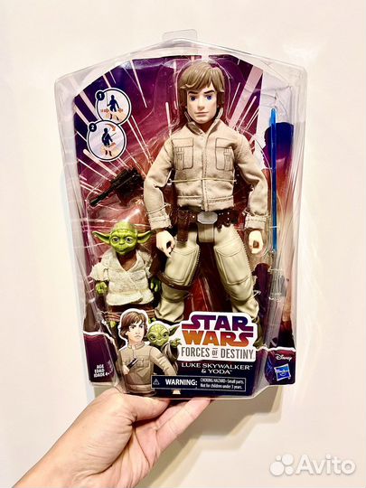 Экшн Фигурка Люк Скайуокер и Йода Hasbro Star Wars