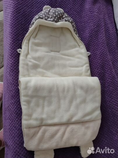 Конверт в коляску осенний