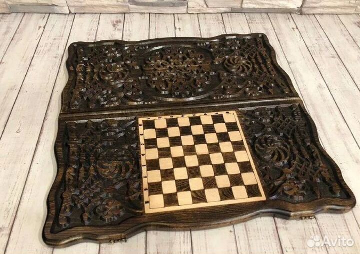 Нарды резные ручной работы