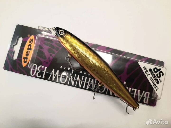 Воблеры Deps Balisong Minnow SP и Longbill