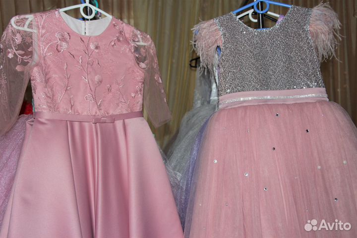 Нарядные платья для девочек в наличии