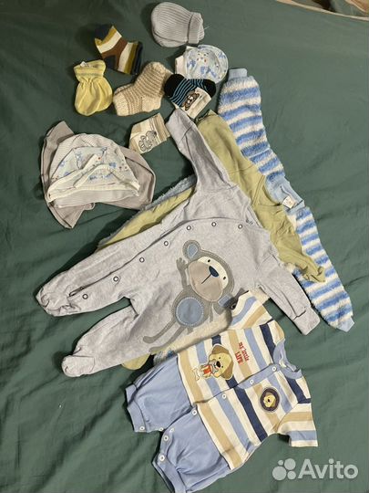 Вещи на мальчика с 0