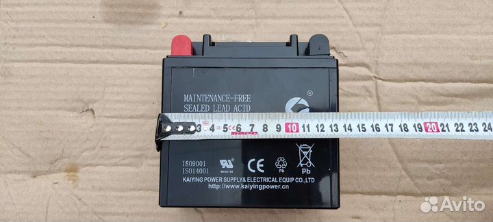 Аккумулятор для мотоцикла гелевый