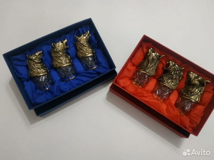 Набор рюмки перевертыши Звери