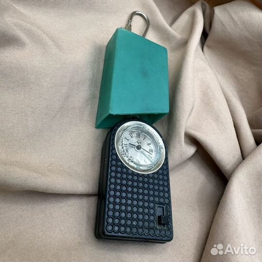 Старинные карманные часы брелок будильник луч