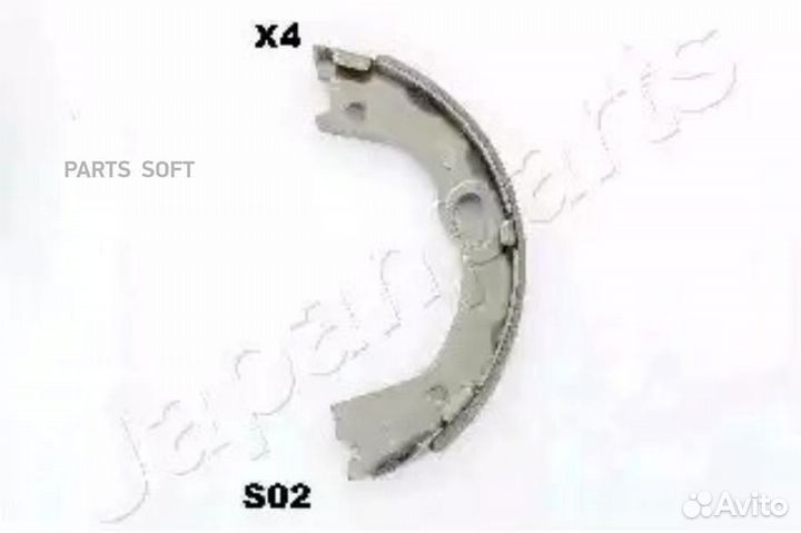 Japanparts GFS02AF Колодки стоян.тормоза hyundai s