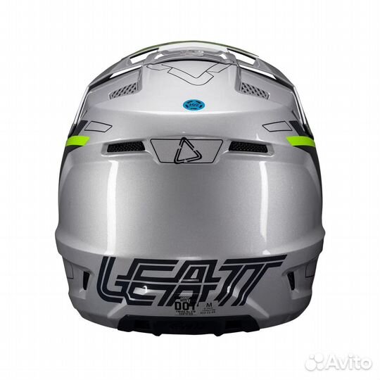 Silver Шлем Leatt Helmet Kit Moto 3.5 V25 Steel