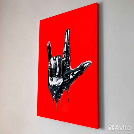 Руки Жесты интерьерная картины на холсте 40х60