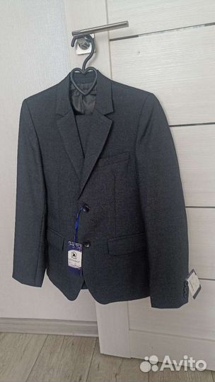 Школьная форма для мальчика серая