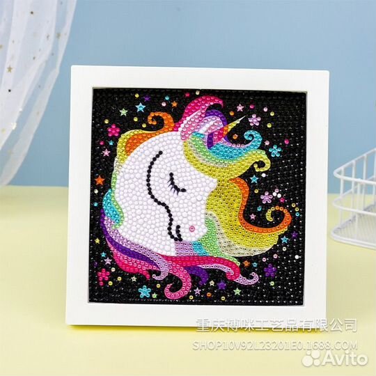 Алмазная мозаика вышивка на подрамнике для детей