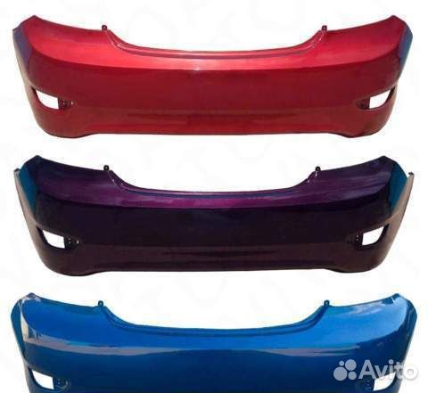 Задний бампер на Хендай Solaris 1 2012