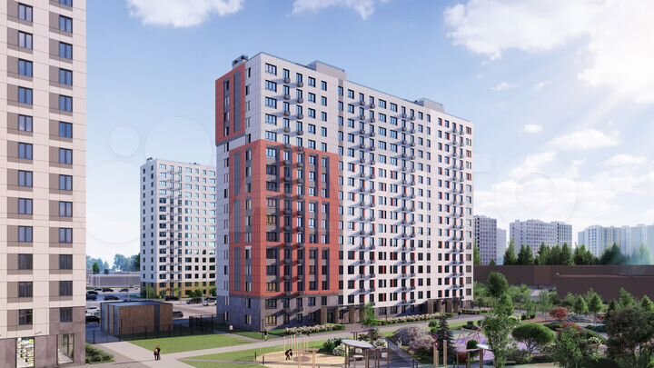 2-к. квартира, 58,8 м², 9/17 эт.