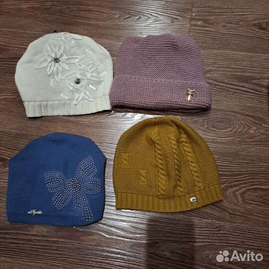 Шапка зимняя женская вязанная