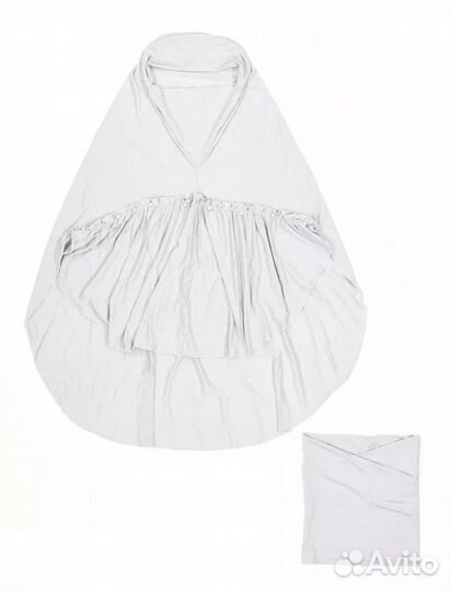 Хиджаб готовый химар с жемчугом новый