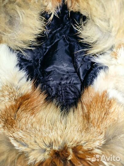 Шапка унисекс мех лиса 50-52