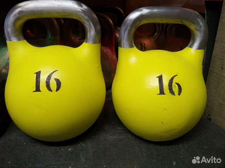 Гири соревновательные 8, 10, 12 14 16 новые 32 б.у