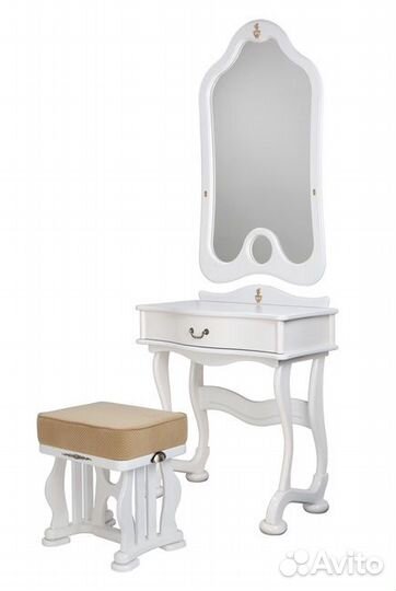 Банкетка Джульетта Молочный дуб Крем ткань Вис