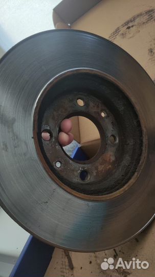 Передние томозные диски Hyundai Solaris