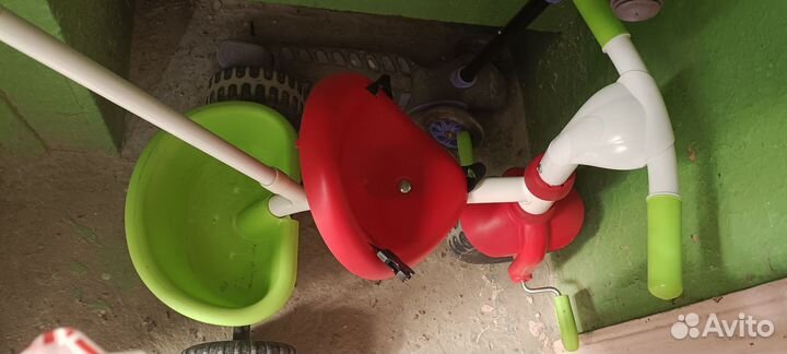 Велосипед 3 колесный с ручкой