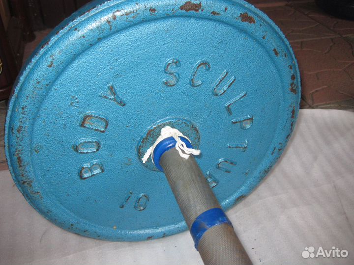 Продам штангу с металл.блинами 72,78,90 кг