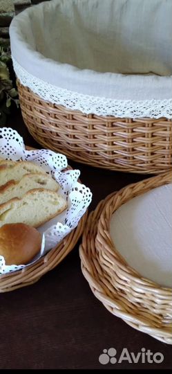 Хлебница плетеная