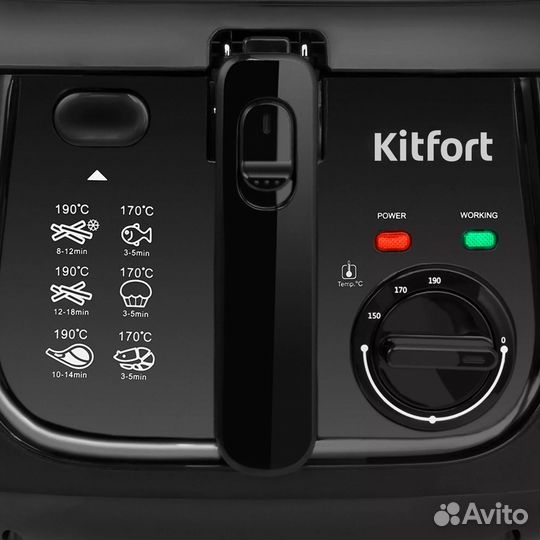 Фритюрница Kitfort кт-2018 черный