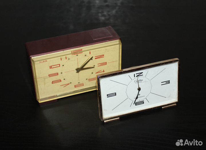 Ретро часы Слава (2 шт лотом, СССР)