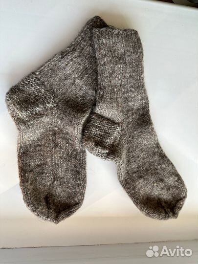 Шерстяные носки ручной работы