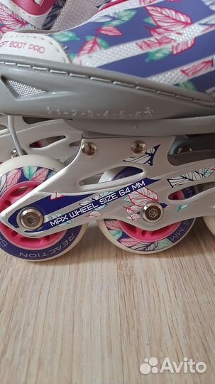 Роликовые коньки детские раздвижные Reaction 26-31