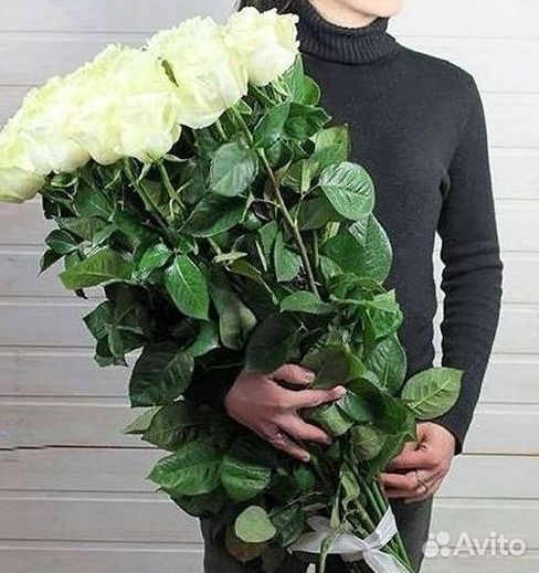 Длинные высокие розы 110 150 160 180 200 см