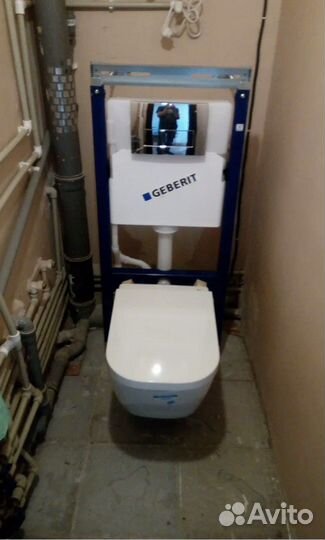 Ремонт / Замена любой инсталляции унитаза