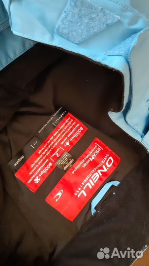 Горнолыжные брюки женские голубые размер 44-46