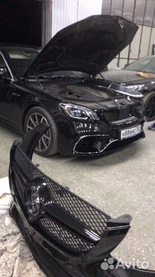 Рестайлинг w222 amg s class amg 63