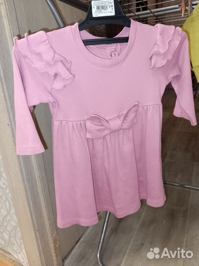 Платье для девочки 80 86 вещи пакетом
