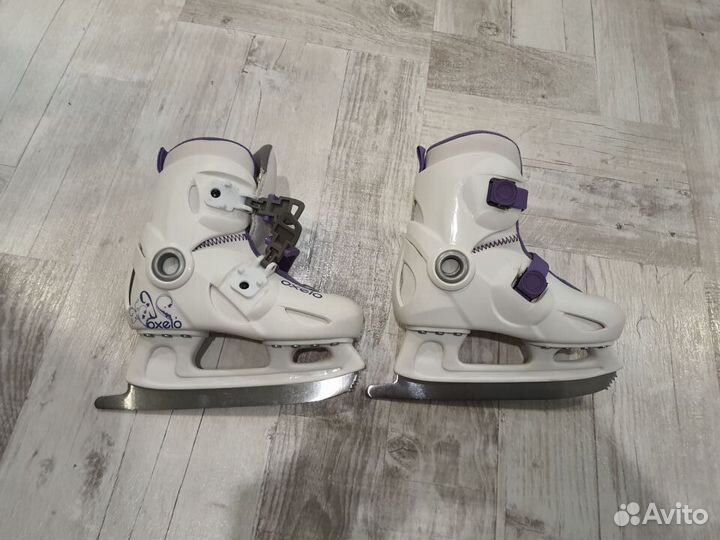 Коньки р.28-30 детские раздвижные Oxelo Декатлон
