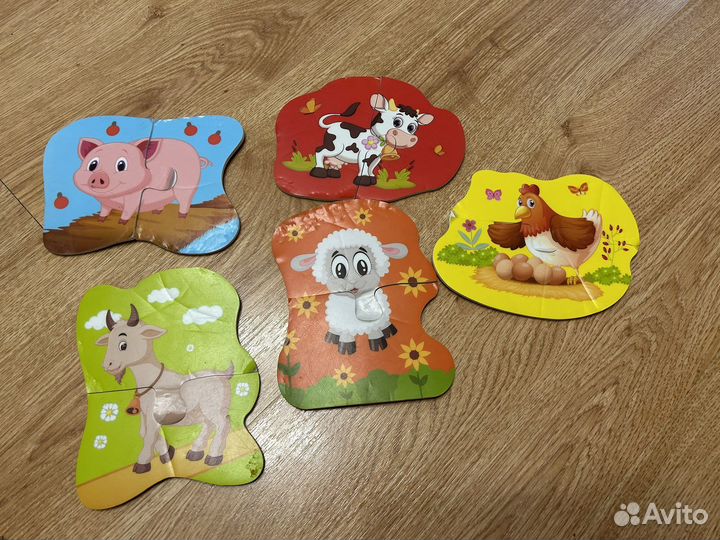 Развивающие игрушки (кубики и пазлы)