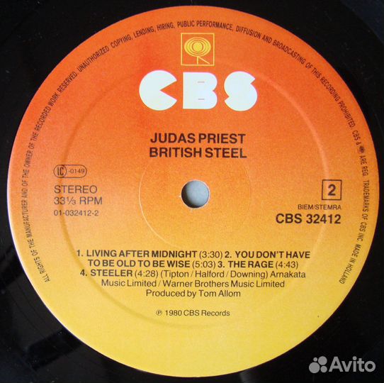 Judas priest - british steel / 1980 holland