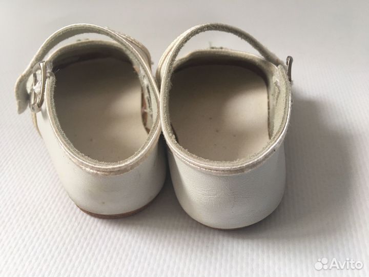 Туфли кукольные кожаные