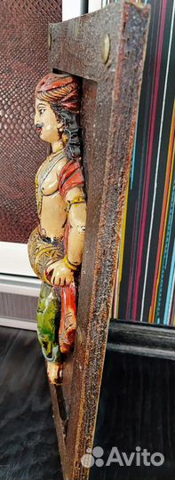 Интерьерная картина керамика дерево Индия