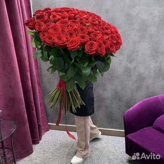 Высокие розы от 70см 80см 90см 120см