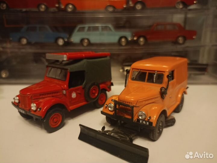 Газ 69 автомобиль на службе 2шт 1/43