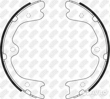 Тормозные колодки (стояночная тормозная система)