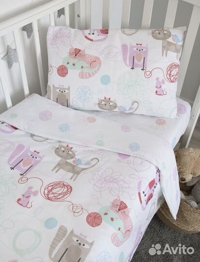 Белье постельное в кроватку 120х60