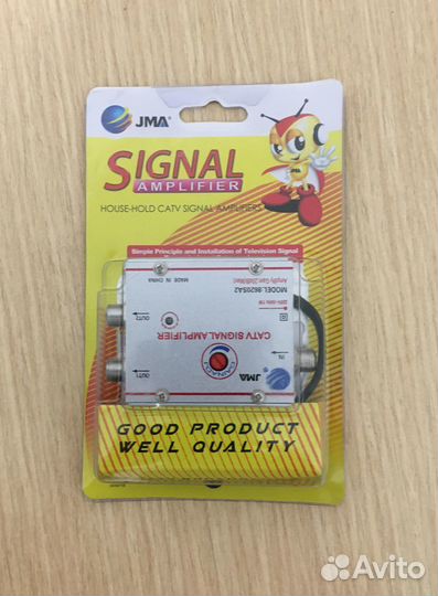Активный Усилитель антенный CAT 2х20дб с питанием
